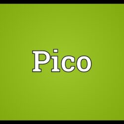 Pico definition